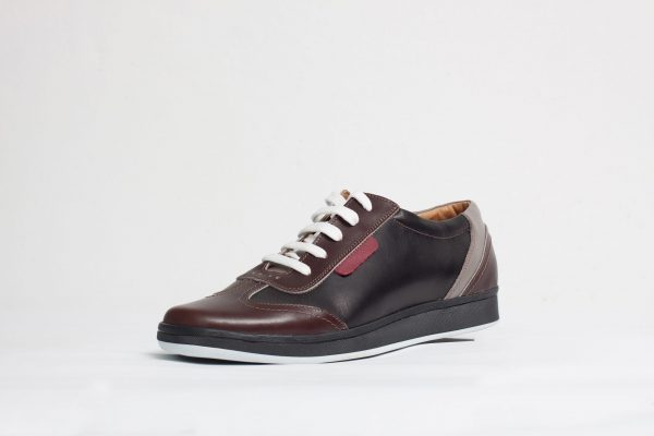 Pantof sport piele naturala Culoare: negru si maro de la Vicoveanu incaltaminte piele cod:630