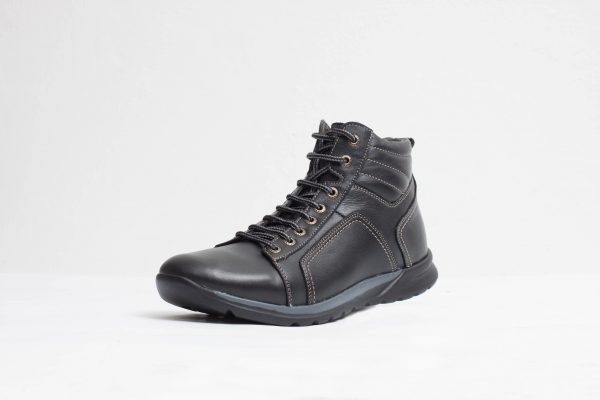 Pantofi sport piele naturala culoare: negru de la Vicoveanu incaltaminte piele cod:1260