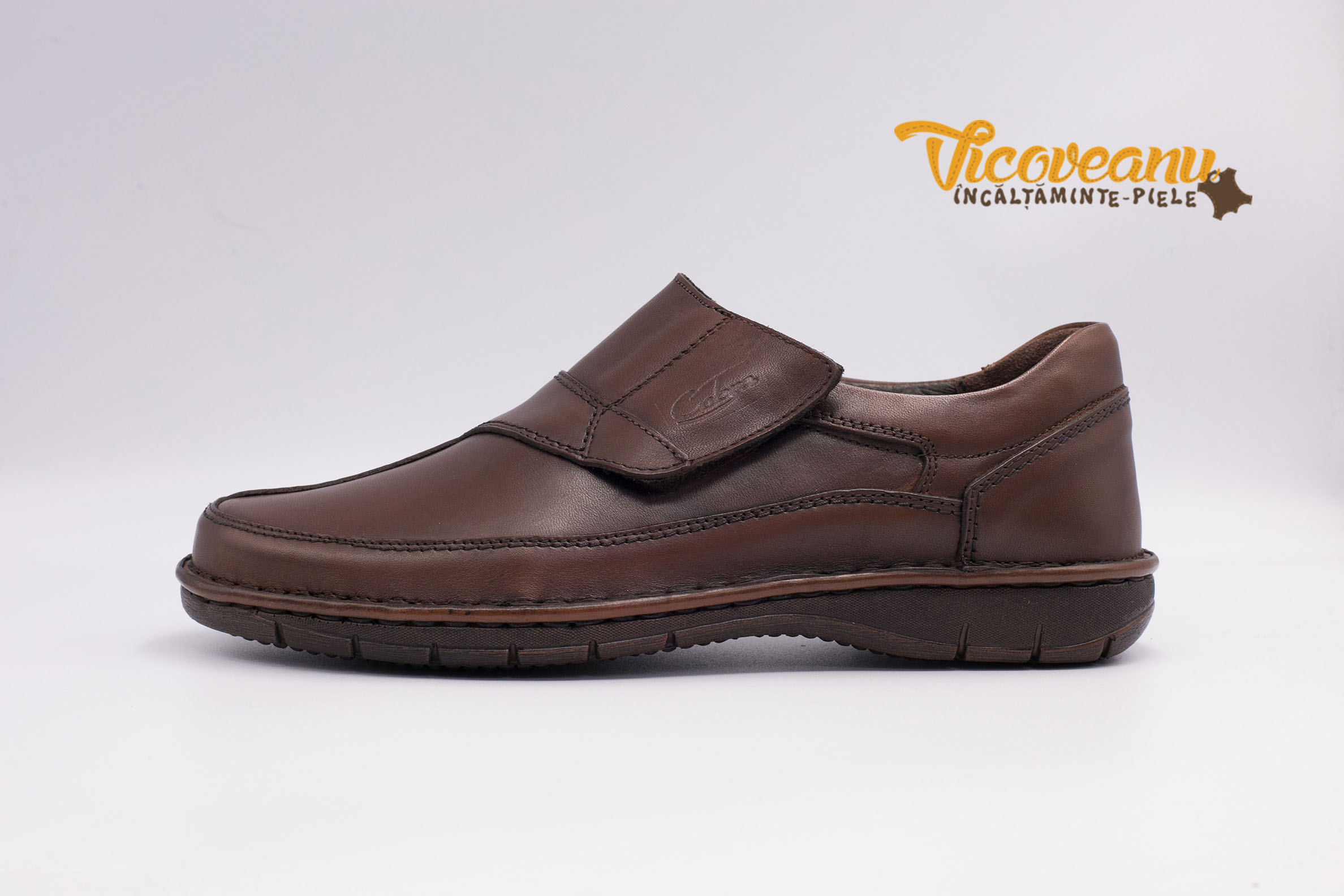 Discolor antique reaction Pantofi din piele pentru barbati, pantofi prindere cu scai